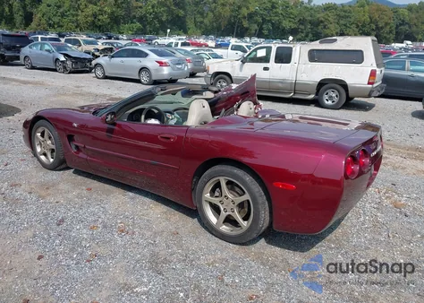 2003 Chevrolet Corvette из США, поврежденный, VIN 1G1YY32G735122491